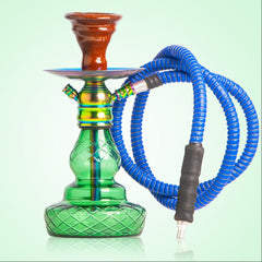 COCOYAYA X16 Hookah - Rainbow Stem & Green Base