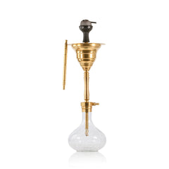 Cocoyaya Yara - 29 Inch Gold Transparent Base Hookah with Bag